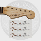 Fender Strat Waterslide Guitar Neck Headstock Decals (Set of 3)