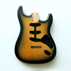 Cxxss Nitro Finished SSS Alder Wood Matched ST Guitar Body in Aged Sunset for DIY Electric Guitars