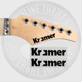 Kramer EVH Frankenstrat 83 Waterslide Guitar Neck Headstock Decals (Set of 2)