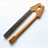 21 Fret Grilled Maple Wood Guitar Neck Rose Wood Fingerboard ST Electric Guitar Neck White Bronze Silk Tail Tune