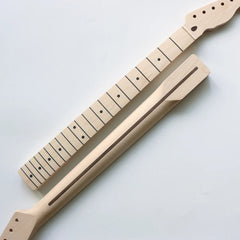 22 Fret Canadian Maple TL Electric Guitar Neck - Natural Wood