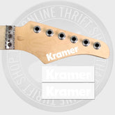 Kramer Waterslide Guitar Neck Headstock (WHITE) Set of 2