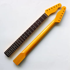 21 Fret Rose Wood Fingerboard Retro TL Guitar Neck - Yellow