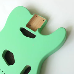 Cxxss Nitro satin Finished Surf Green TL Guitar Body Standard Alder Wood For DIY Handmade 6 String Electric Guitars