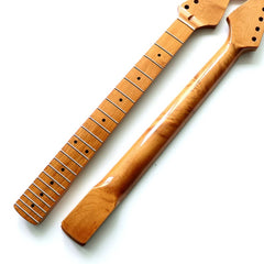22Fret Baked Maple White Copper Wire ST Electric Guitar Neck - Bright