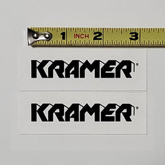 Kramer Waterslide Guitar Neck Headstock Decals (Set of 2)