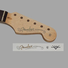 Fender 60's Jazzmaster Waterslide Guitar Headstock Decals w/ CS Logo (Set of 2)