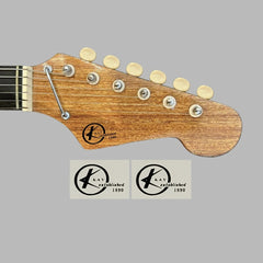 Kay Waterslide Guitar Neck Headstock Decals (Set of 2)