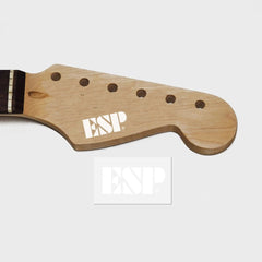 ESP Waterslide Guitar Neck Headstock Decals (WHITE) Set of 2