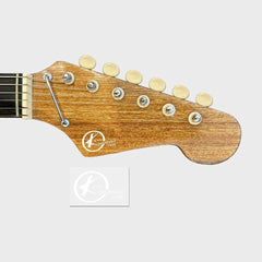 Kay Waterslide Guitar Neck Headstock Decals (WHITE) Set of 2