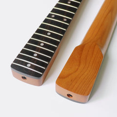 21 Fret Grilled Maple Wood Guitar Neck Rose Wood Fingerboard ST Electric Guitar Neck White Bronze Silk Tail Tune