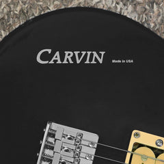 Carvin Made In USA Waterslide Guitar Neck Headstock Decals (WHITE) Set of 2