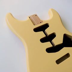 Cxxss DIY Nitro Finished Alder ST Guitar Body in Desert Sand Color for SSS Electric Guitars