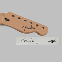 Fender Esquire Waterslide Guitar Neck Headstock Decals with CS Logo (Set of 2)