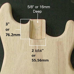 Cxxss Alder Wood Sonic blue SSS ST Electric Guitar Body Nitro Matte Finished for DIY Custom Guitars - Green