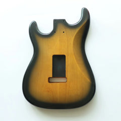 Cxxss Nitro Finished SSS Alder Wood Matched ST Guitar Body in Aged Sunset for DIY Electric Guitars