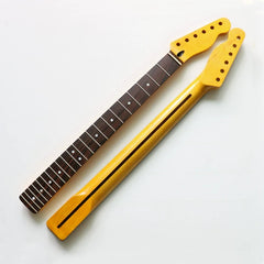 22Fret Canadian Maple Neck Rosewood Fingerboard TL Electric Guitar Neck Nitro Paint - Yellow