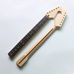 22 Fret Canadian Maple Rose Fingerboard ST Guitar Neck - Burlywood
