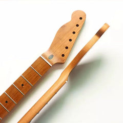 Left Hand 21 Fret Integrated Roasted Maple TL Electric Guitar Neck