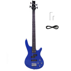 No logo Exquisite Stylish IB Bass with Power Line and Wrench Tool Blue