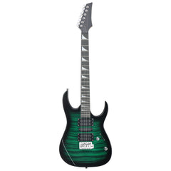 170 Model 39in Electric Guitar HSH Pickups Black complete starter kit suit for Hard Rock Tiger-striped Green