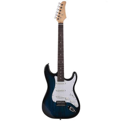 No logo Rosewood Fingerboard Electric Guitar Blue