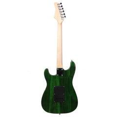 No logo ST Stylish Electric Guitar with Black Pickguard Green