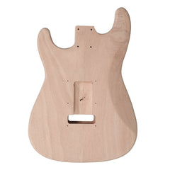 Ozici DIY 6 String ST Style Electric Guitar Kits with Mahogany Body, Maple Neck and Accessories