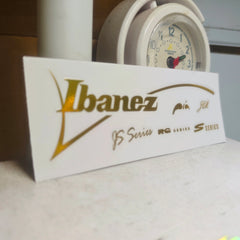 Ibanez Guitar Head Logo Tearable Film Pressure Sticker - Hot Stamped Style ✔️