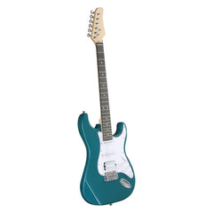 No logo KST Stylish H-S-S Pickup Electric Guitar Kit with 5W AMP Bag Guitar Strap Strings Lake Blue