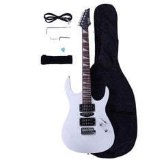 No logo 170 Model With 20W Electric Guitar Pickup Hsh Pickup Guitar Stereo Bag Harness Picks Rocker Connector Wrench Tool White