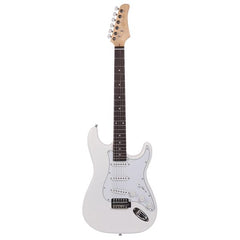 No logo Rosewood Fingerboard Electric Guitar White