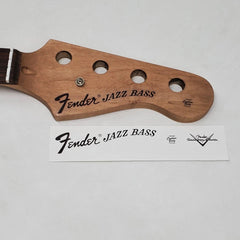 Fender Jazz Bass Waterslide Guitar Neck Headstock Decals with CS Logo (Set of 2)