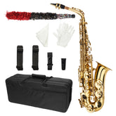 Glarry Student E Flat Alto SAX Saxophone - Gold