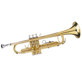 Glarry Brass Trumpet Bb with 7C Mouthpiece Golden