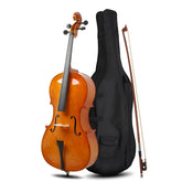 Glarry GC101 4/4 Full-Size Acoustic Cello - Nature