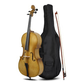 Glarry GC101 4/4 Full-Size Acoustic Cello - Golden