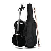 Glarry GC101 4/4 Full-Size Acoustic Cello - Black