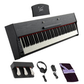Glarry GPP-108 88-Key Semi-Weighted Keybed Digital Piano - Black