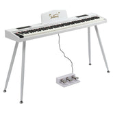 Glarry GPP-109 88 Key Full Size Semi-Weighted Standard Electric Digital Piano - White