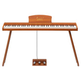 Glarry GPP-110 88 Key Full Size Semi-Weighted Standard Electric Digital Piano Natural