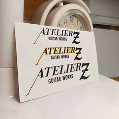 AtelierZ Bass Neck Logo UV Sticker, Tear Off Film To Leave Words