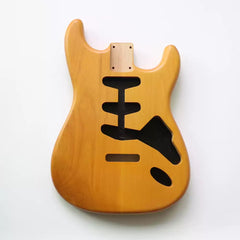 Cxxss Nitro Finished SSS 2 piece Alder Wood Matched ST Guitar Body in Aged nature Color for DIY Electric Guitars