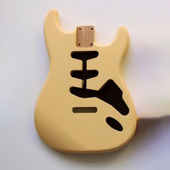 Cxxss DIY Nitro Finished Alder ST Guitar Body in Desert Sand Color for SSS Electric Guitars