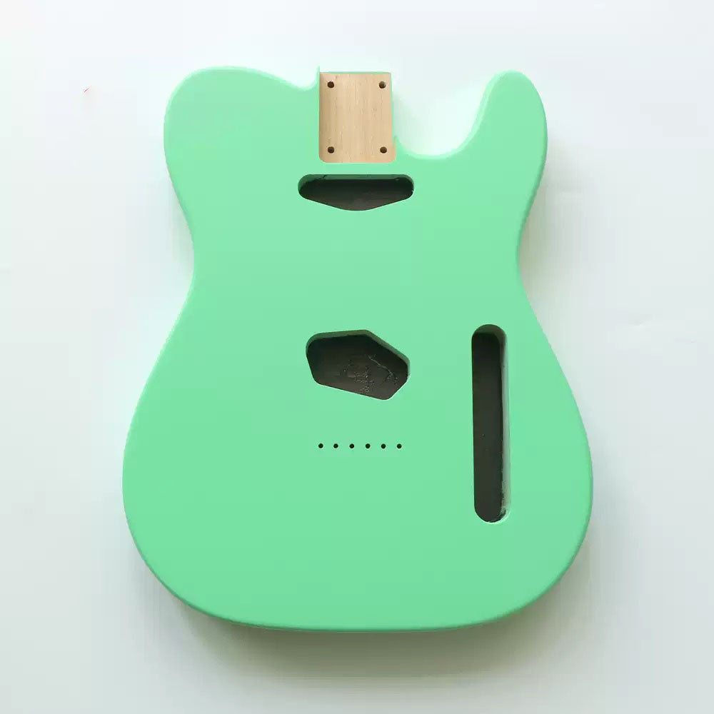 Cxxss Nitro satin Finished Surf Green TL Guitar Body Standard Alder Wood For DIY Handmade 6 String Electric Guitars