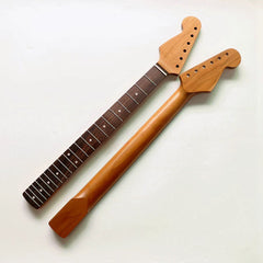 Left hand 21 Fret roasted maple wood guitar neck rose wood fingerboard ST electric guitar neck