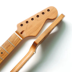 22 Fret Canadian Grilled Maple ST Electric Guitar Neck - Matte Nitro Paint