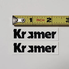 Kramer EVH Frankenstrat 83 Waterslide Guitar Neck Headstock Decals (Set of 2)