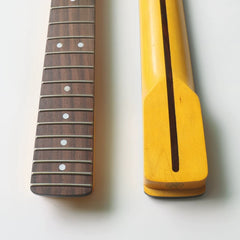 22 Fret Canadian Maple Rose Fingerboard ST Guitar Neck - Yellow