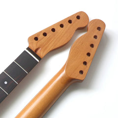 22 Fret Grilled Maple Wood Guitar Neck Rose Wood Fingerboard TL Electric Guitar Neck - Nitro Paint Natural Color